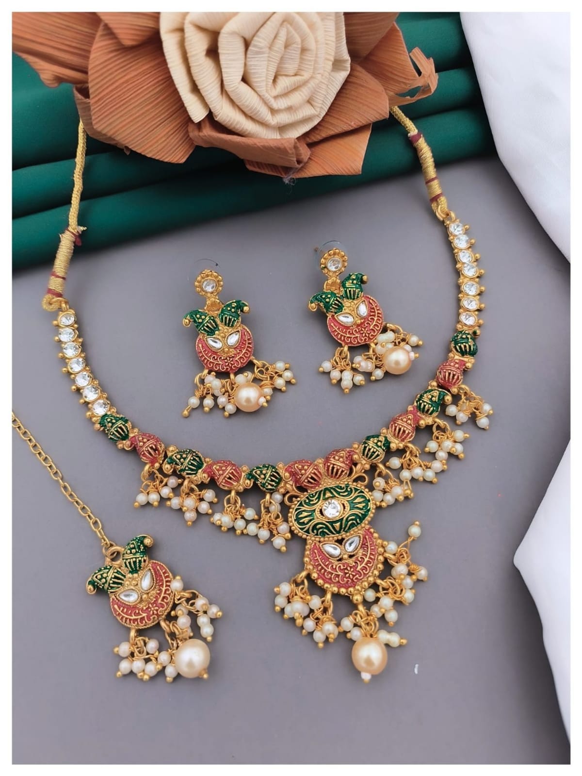 Blue Pinafore Denim Dress