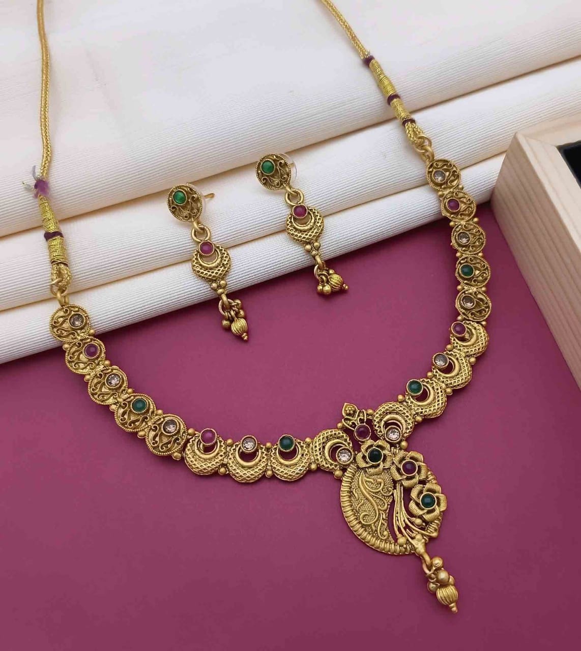 Blue Pinafore Denim Dress